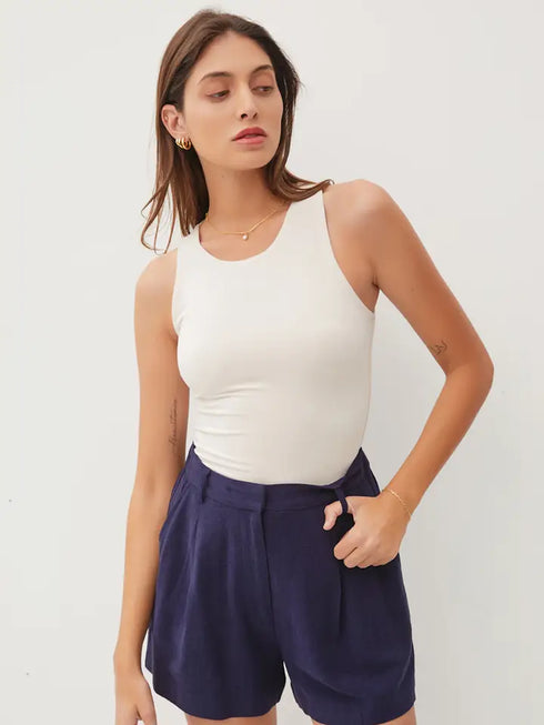 BE COOL LINEN SHORT